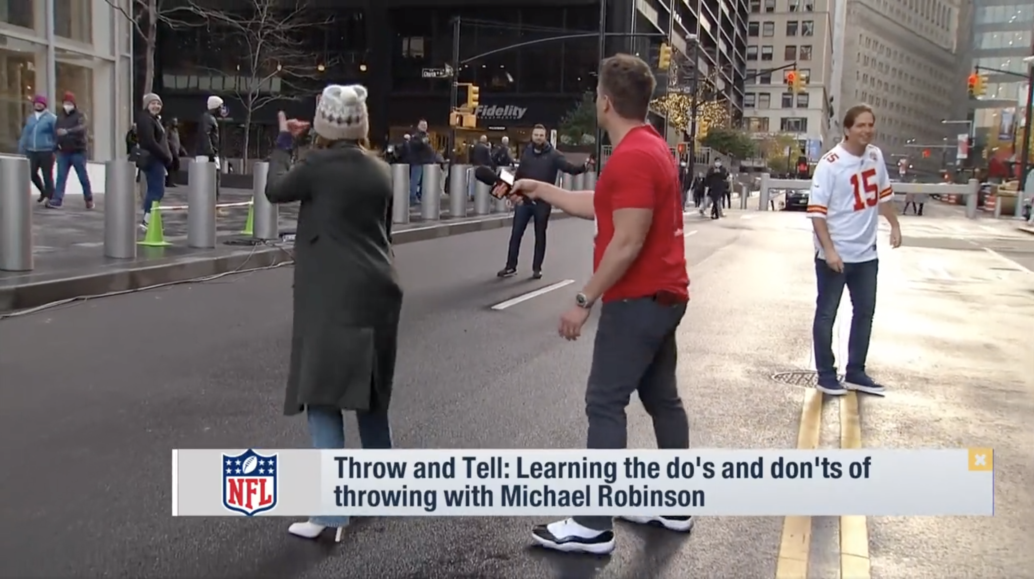 Kay Adams Hilariously Rips Into 'Finance Bro' On NYC Streets (Video)