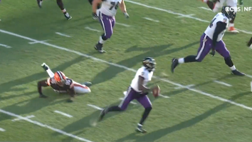 Ravens Backup QB Tyler Huntley Just Pulled Off The Most Insane 14-Yard Run Of The Year (Video)