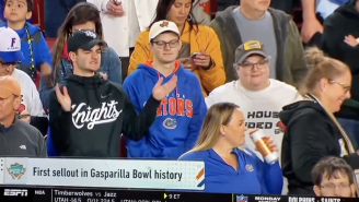 Rhythmically-Challenged UCF Fan Gets Brutally Caught In 4K Clapping Off-Beat To The Band (Video)