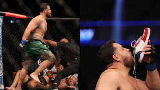 Tai Tuivasa Walked Out To ‘Barbie Girl’, Got A KO Win, And Drank Beer Out Of A Shoe At UFC 269