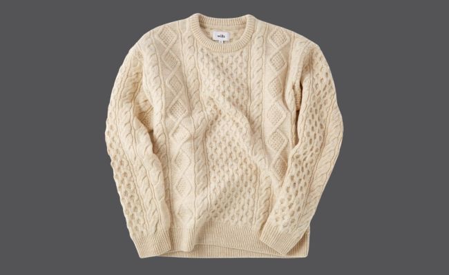 What To Wear With A Wills Aran Cable Crew Sweater