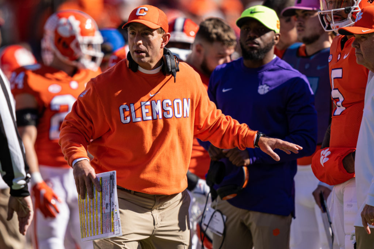 The Best Reactions To Dabo Swinney And His Orange Tracksuit