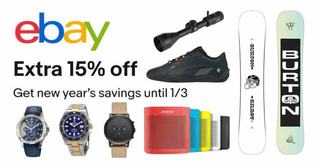eBay Celebrates New Year's Sale With 15% OFF Rolex Watches, Sony Home Speakers And More