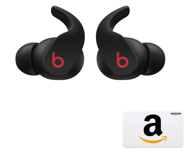 Beats Fit Pro True Wireless Noise Cancelling Earbuds with $20 Amazon Gift Card - daily deals