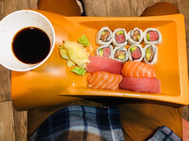 DHAA Ass Plate - sushi