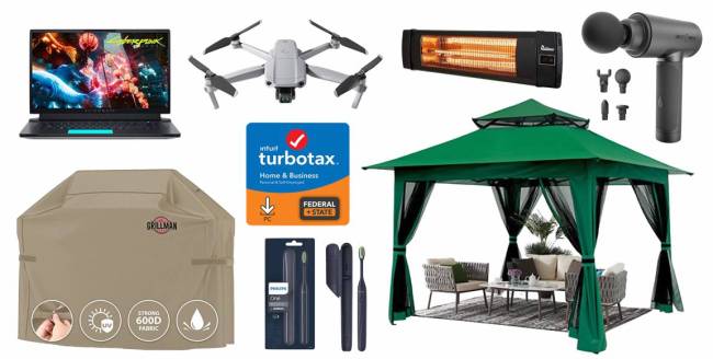 Daily Deals: Outdoor Heaters, Pop-up Gazebos, TurboTax And More!