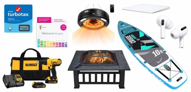 Daily Deals: Patio Heaters, Fire Pit Tables, Apple AirPods Pros And More!
