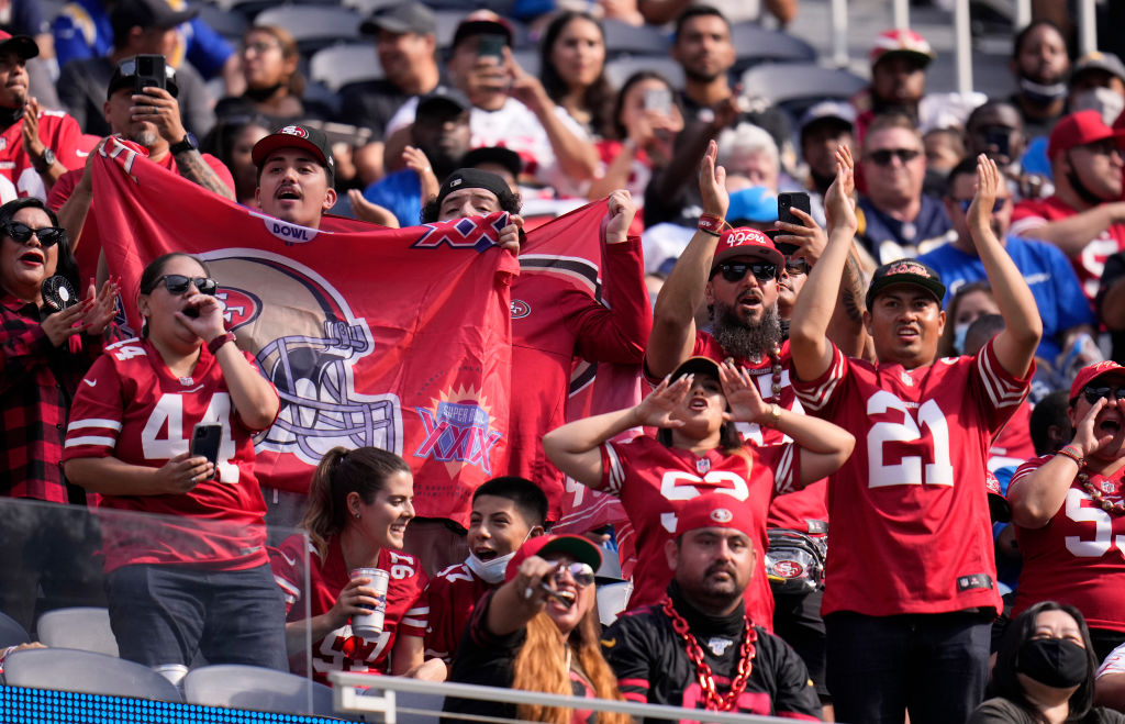 NFC championship game: 49ers fans taking over LA Rams' stadium