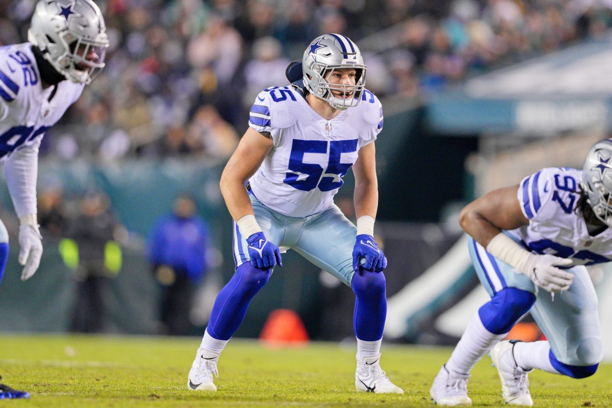 FanSided on X: Leighton Vander Esch's name is misspelled on his