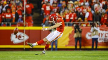 Kansas City Chiefs Kicker Harrison Butker Cannot Stop Slipping And It Is Really Funny To Watch