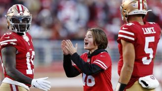 11-Year-Old 49ers Fan Ran Onto Field And ‘Scared The Hell’ Out Of Kyle Shanahan, Who Was Impressed