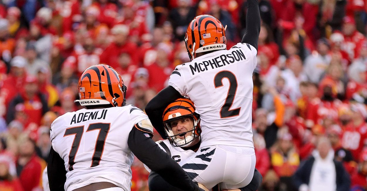 Bengals special teams do shots to celebrate Super Bowl berth