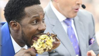 Desmond Howard Discusses Who Wins A National Championship Mascot Battle, If A Hot Dog Is A Sandwich