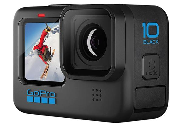 GoPro HERO10 Black Waterproof Action Camera with Front LCD and Touch Rear Screens - daily deals
