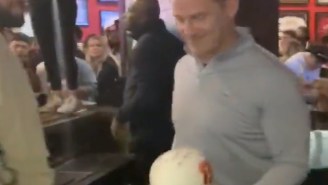 Bengals Players Hit Up Bar In Cincinnati To Hand Out Game Ball To Fans After Playoff Win Over Titans