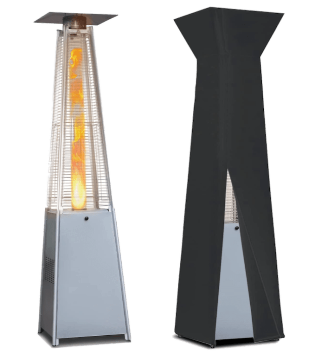 LAUSAINT Home Pyramid Patio Heater with Cover - daily deals
