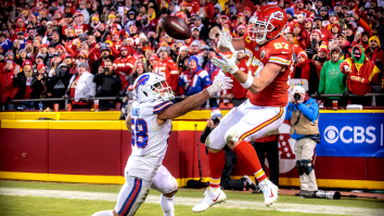 Fans React To What A Mic’d Up Travis Kelce Said Before Game Winning Touchdown Against The Bills