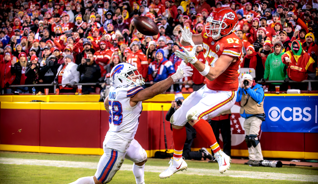 Micd Up Travis Kelce Before Game Winning Touchdown Against The Bills