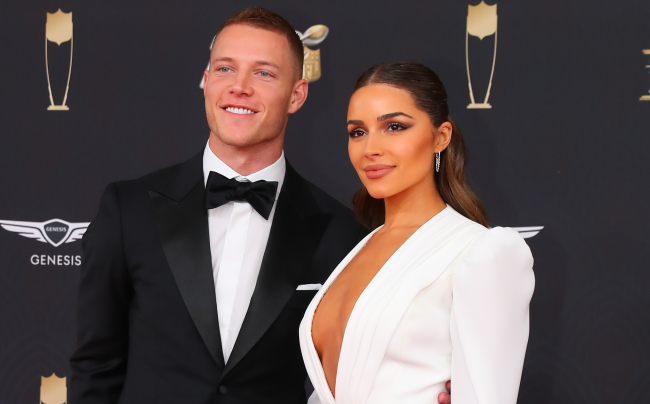 Olivia Culpo Forced To Wear Christian McCaffreys Hoodie After Airline Tells Her To Put On A Blouse