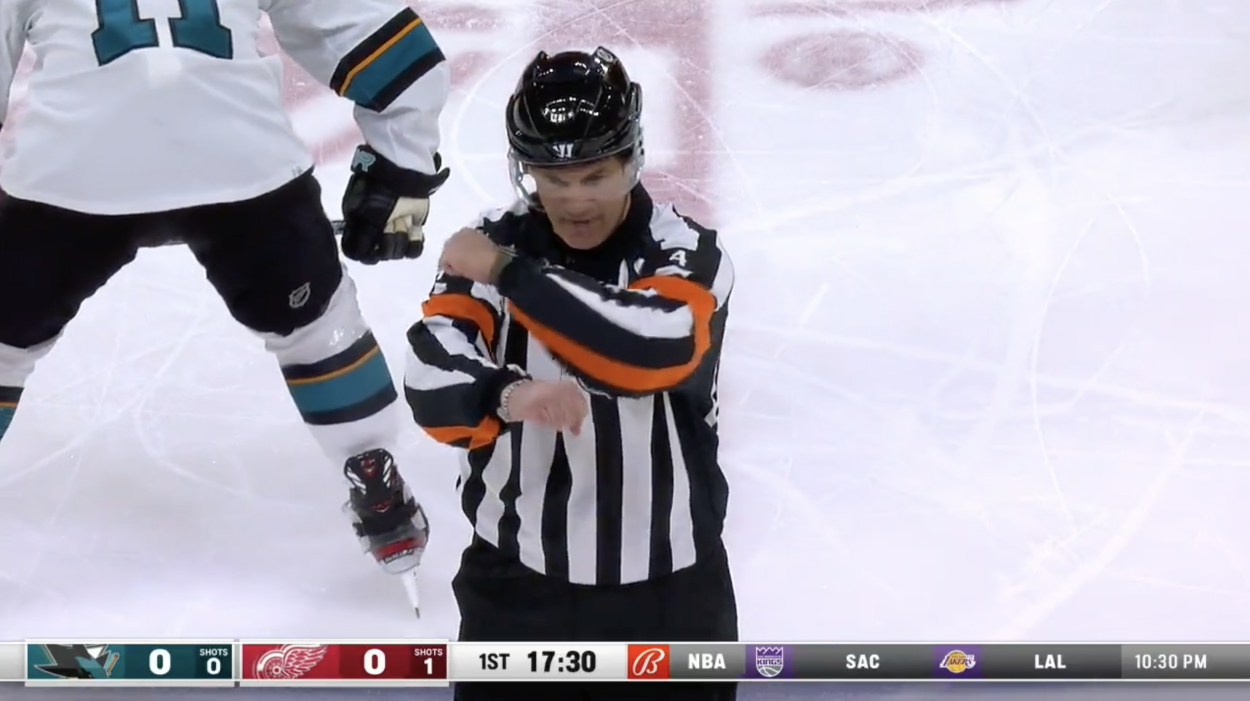 NHL's Coolest Ref Wes McCauley Steals Show With Funny Fighting Call