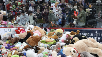 Watching Hershey Bears Hockey Fans Throw 52,000 Stuffed Animals Onto The Ice Is Absolute Scenes