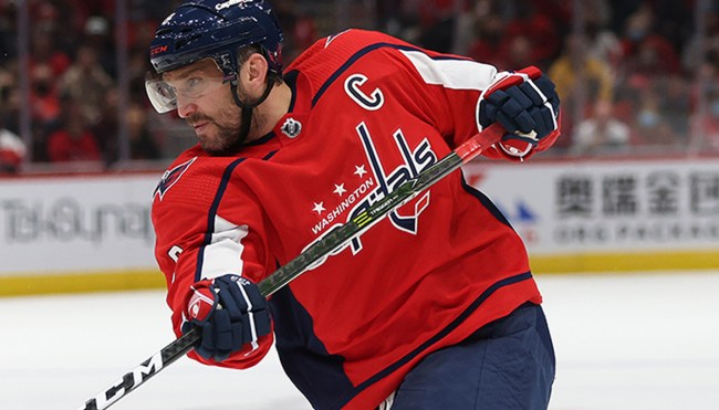 Alex Ovechkin Dented A Goalie's Mask With A Vicious Slapshot (Photo)