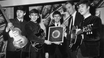 Music Fans Are Amazed By Footage Of George Martin Explaining Why He Signed The Beatles Back In 1962