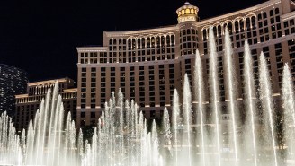 NHL Players Will Take A Boat Into The Bellagio Fountains For An Awesome Skills Competition Event