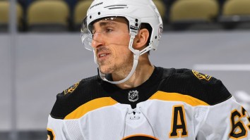 Brad Marchand Recorded A Hilarious Message After Grabbing A Random Kid’s Phone And NHL Fans Loved It
