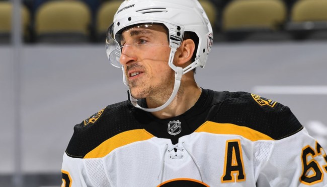 Brad Marchand Grabs Random Fan's Phone And Records Awesome Message