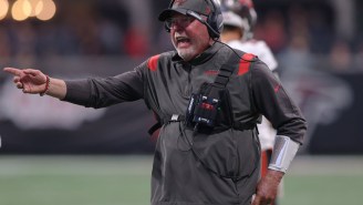 Bruce Arians Smacks Bucs’ Player Andrew Adams On Helmet And Nobody Seems To Know Why