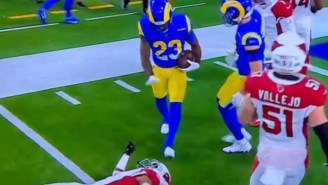 Cam Akers Had An Ill-Timed Taunt Over An Unconscious Budda Baker During Rams-Cardinals Playoff Game
