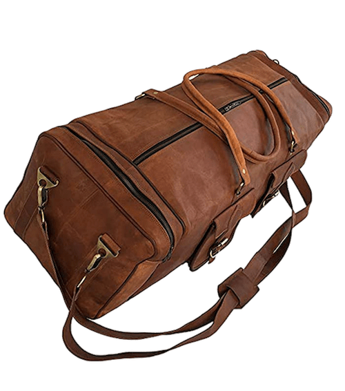 cuero Large 30-Inch Leather Duffel Bag - daily deals