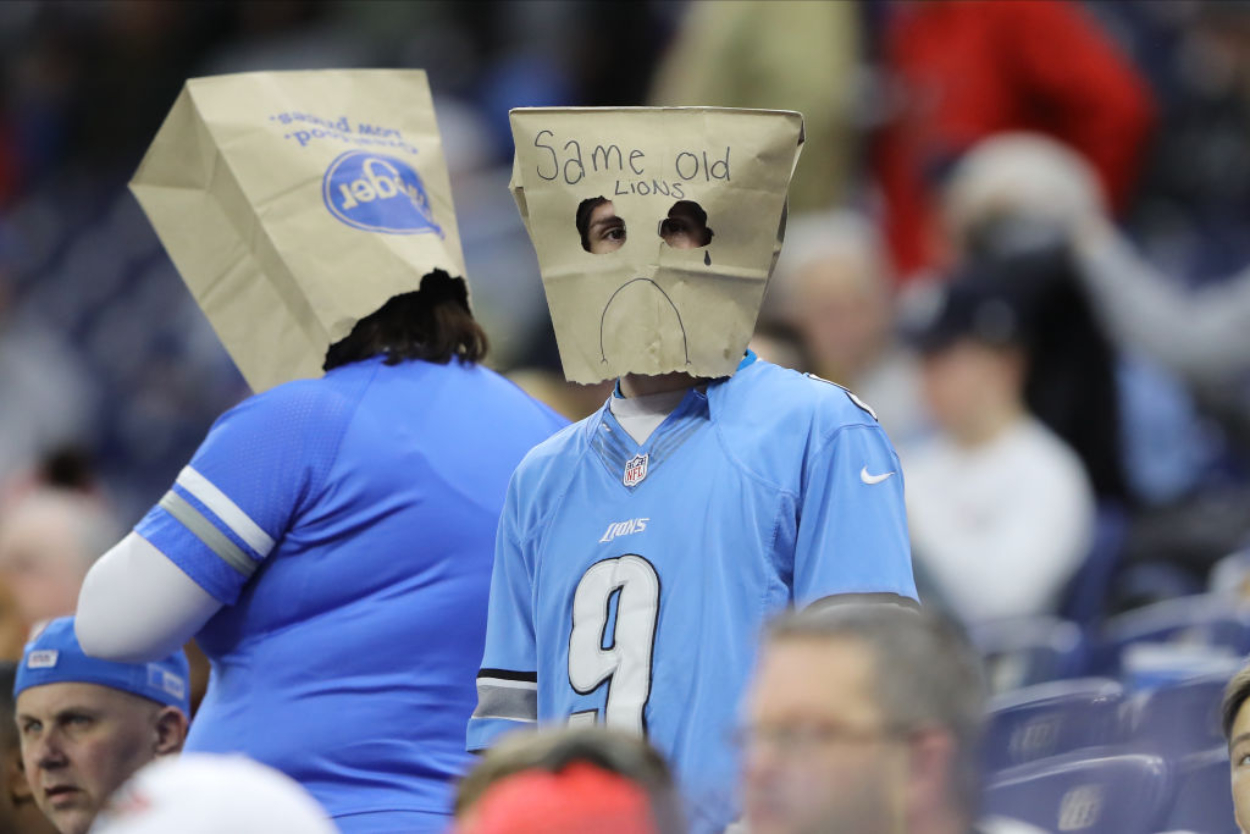 detroit lions fan chain