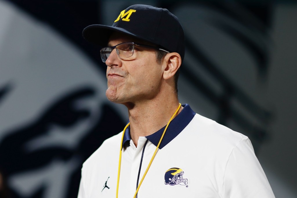 College Football Fans React To Latest Jim Harbaugh x Raiders News