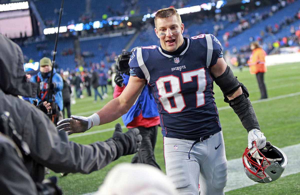 Rob Gronkowski was 'happy' with 2017 Patriots suspension