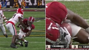 Potential First-Round 2022 NFL Draft Pick Jameson Williams Suffers Serious-Looking Leg Injury During National Championship Game