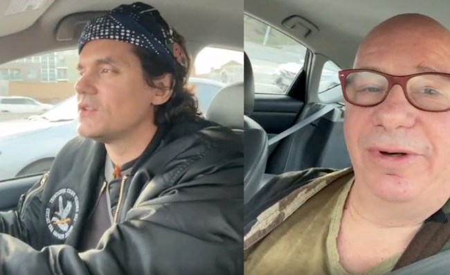 John Mayer And Jeff Ross Pick Up Bob Saget's Prius