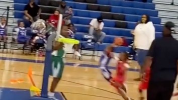 Little Kid Rips The Rim Off Of A Fisher-Price Goal With One Of The Most Vicious Dunks You’ll Ever See