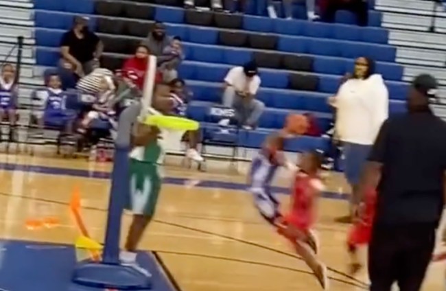 Video: Kid Rips Rim Off Of Fischer-Price Goal With Vicious Dunk