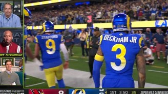 Larry Fitzgerald Pulls A Romo And Perfectly Predicts Odell Beckham Jr. TD Minutes Before It Happened During MannngCast Appearance