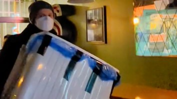 Absolute Legends Fill Up A Laundry Machine With Beer At A Bar Offering A Special Promotion (Video)