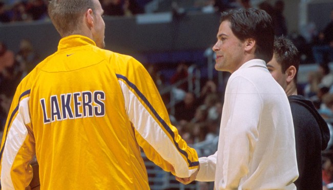 Pat Riley Banned Rob Lowe From Traveling With The Lakers in The 1980s