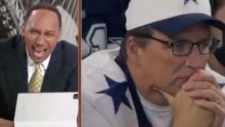 Stephen A. Smith Maniacally Laughs At Supercut Of Sad Cowboys Fans During Emmy-Worthy ‘First Take’ Segment