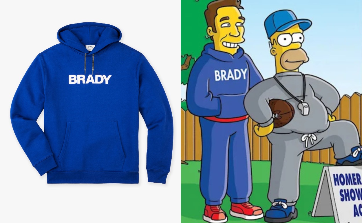 'The Simpsons' Predicted The Design Of Tom Brady's New Hoodie