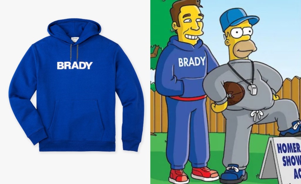 The Simpsons predicted Tom Brady hoodie design