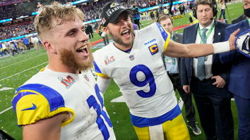 Matthew Stafford And Cooper Kupp Are Practicing No-Look Passes While Partying In Las Vegas