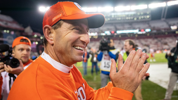 Viral Photo Of Dabo Swinney Sitting On The Lap Of A Recruit Is As Cringeworthy As It Sounds