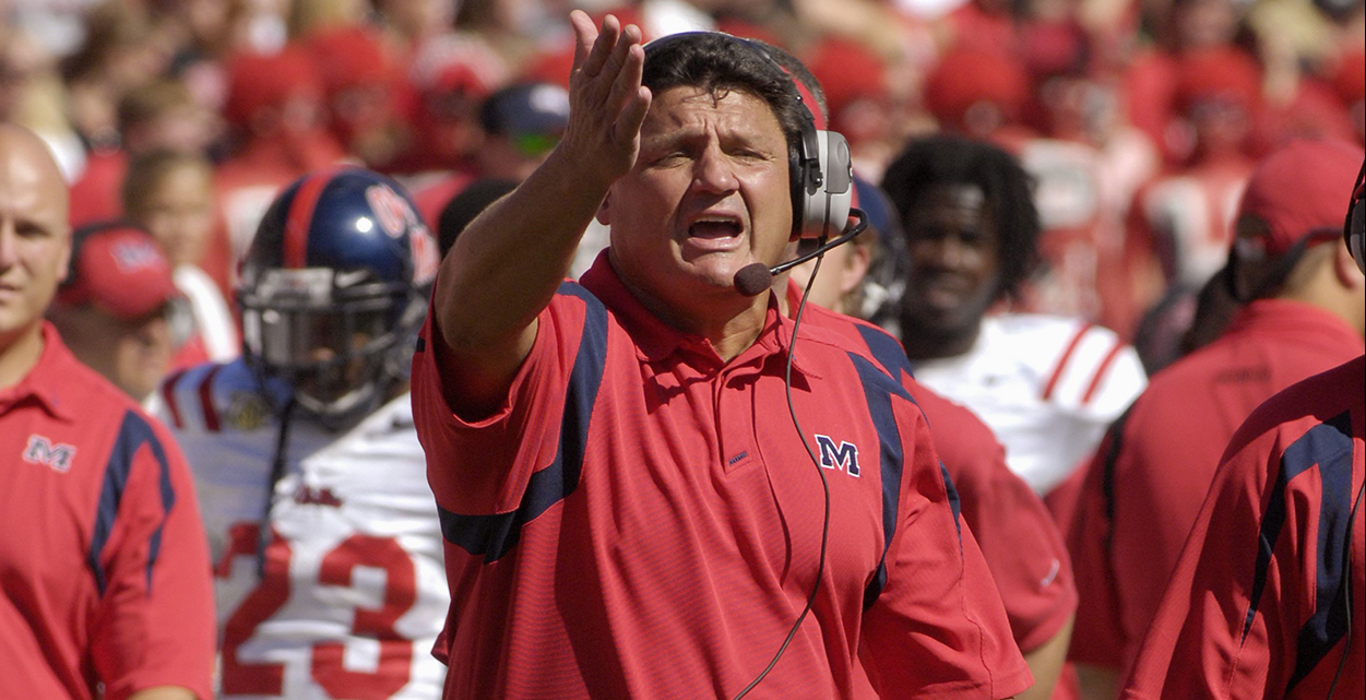 Ed Orgeron at Ole Miss