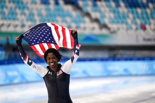 U.S. Speed Skater Erin Jackson Makes Incredible History As Black Woman